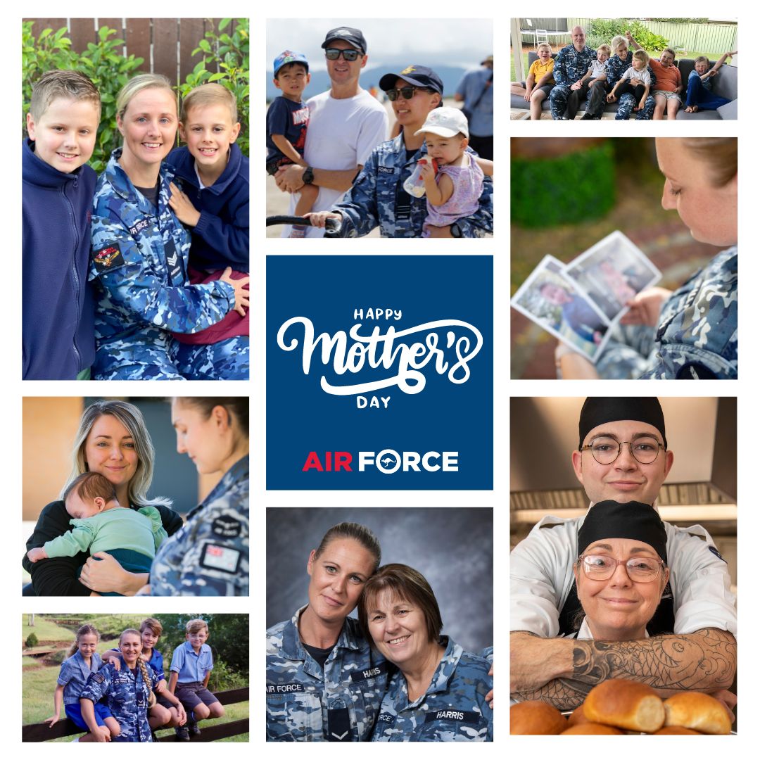 Happy Mother's Day to all the incredible mums out there!💕💐

Today we say THANK YOU to our amazing serving mothers, and to the mums everywhere who support us all - each and every day.

We are grateful for your unwavering love and dedication.

#AusAirForce