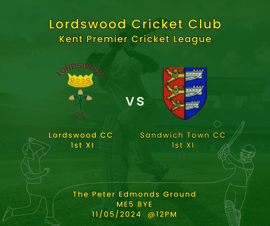 With the start of the cricket season starting on Saturday @LordswoodCC take on @OfficialSTCC14 12 O clock start
#localcricket #kentcricket #cricket #cricketseason #cricketphotography #lordswood