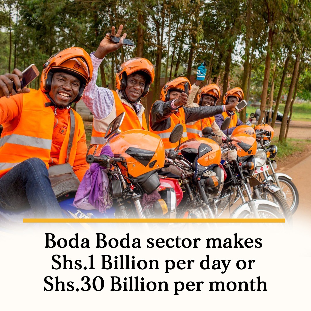 Bodaboda sector makes Kshs 1 B per which is equal to Kshs 30 B in a month. Kenyans have now #MarketConfidence Kenyans SPENDING PESA iko