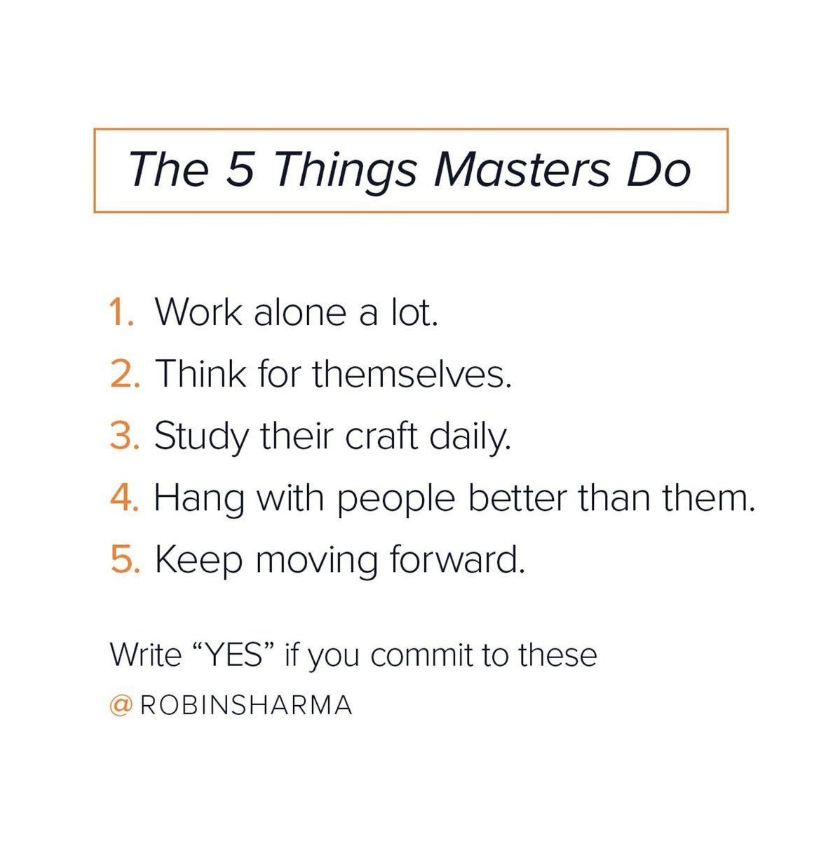 Write “YES” if you commit to these. ​🔥​ ​​ ​​It’s been absolutely fascinating mentoring business titans and professional sports superstars for the past two decades. They are not of a different universe than you nor do they possess of talents you don’t have. Not at all.