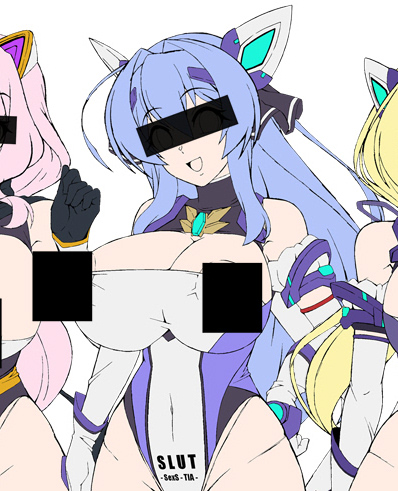 skebさっぎょ。お隣含めた全身ラフは青空に。 