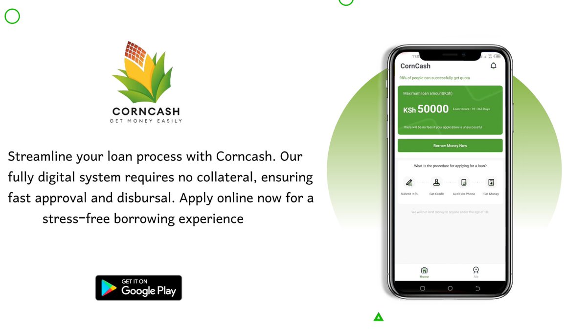 Corncash_KE's tweet photo. Get the boost you need with a personal loan from corncash! From emergencies to big purchases, we are here to help
#loan 
#nieve 
#loans https://t.co/BwJQTYeptZ