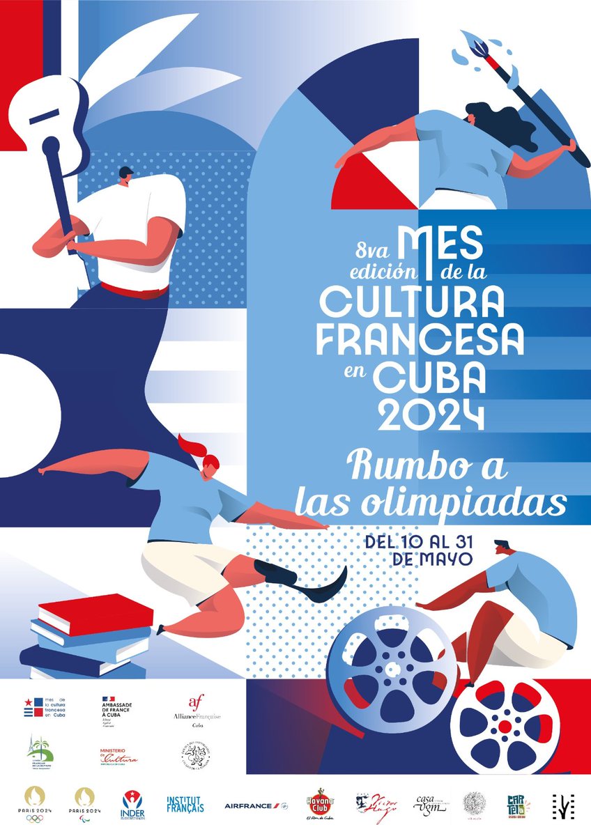 Mes de la Cultura Francesa 🇫🇷 en 🇨🇺 #Cuba 2024, puente y diálogo oportuno. 🔗acortar.link/CobO8U #MejorArteParaTodos