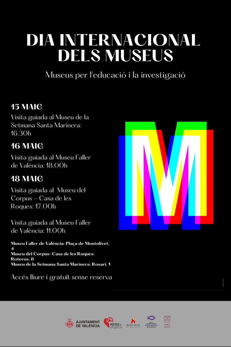No et pots predre les visites guiades que hem preparat amb motiu del Dia Internacional dels Museus.