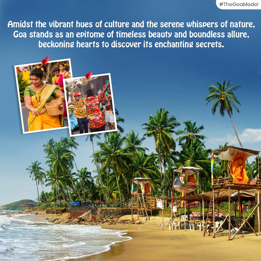 Amidst the vibrant hues of culture and the serene whispers of nature, Goa stands as an epitome of timeless beauty and boundless allure, beckoning hearts to discover its enchanting secrets.
#TheGoaModel
#GoaBeauty #TimelessBeauty  #EnchantingSecrets #VibrantCulture #SereneNature