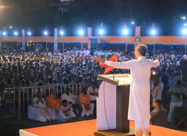 Breaking News 

Fantastic response to Uddhav Thackeray's rally ⚡⚡

Today Shiv Sena chief Uddhav Thackeray addressed a tsunami of people at a public meeting in the Shirdi parliamentary constituency of Maharashtra.🔥🔥

#INDIAAlliance 
#LokSabhaElections2024