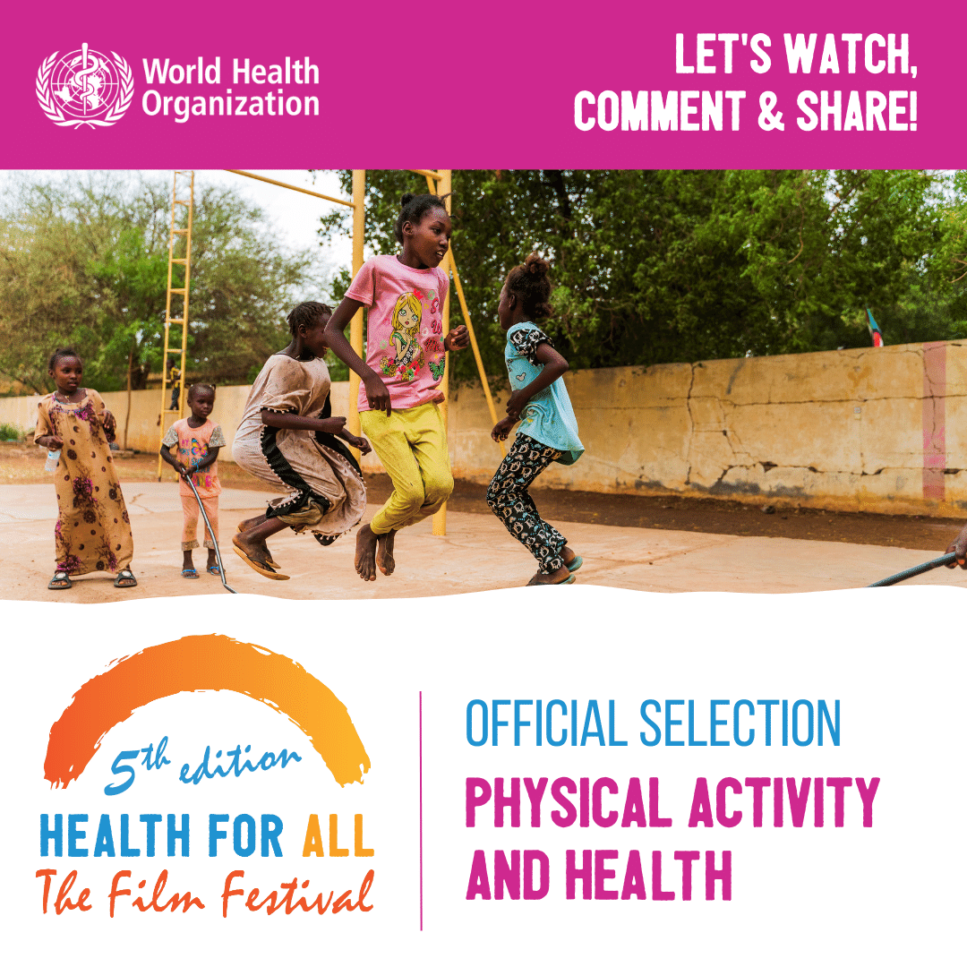 🌱 Act for a healthier world! Discover how nutrition, pollution, and lifestyle choices impact our well-being in the 'Better Health and Physical Activity' category at our #Film4Health festival. 🎬 Watch, comment, and share! bit.ly/3TOvsCq #HealthForAll