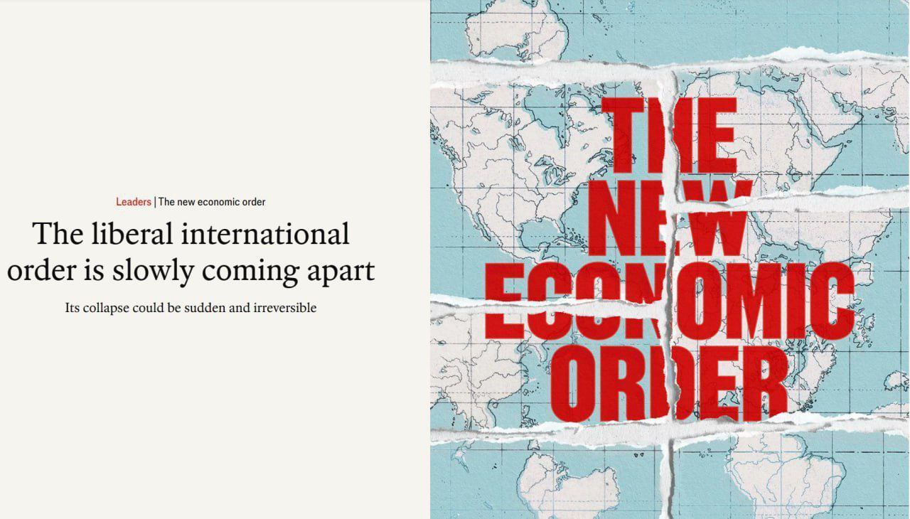 S p r i n t e r on X: &quot;&rdquo; The liberal international order is slowly 