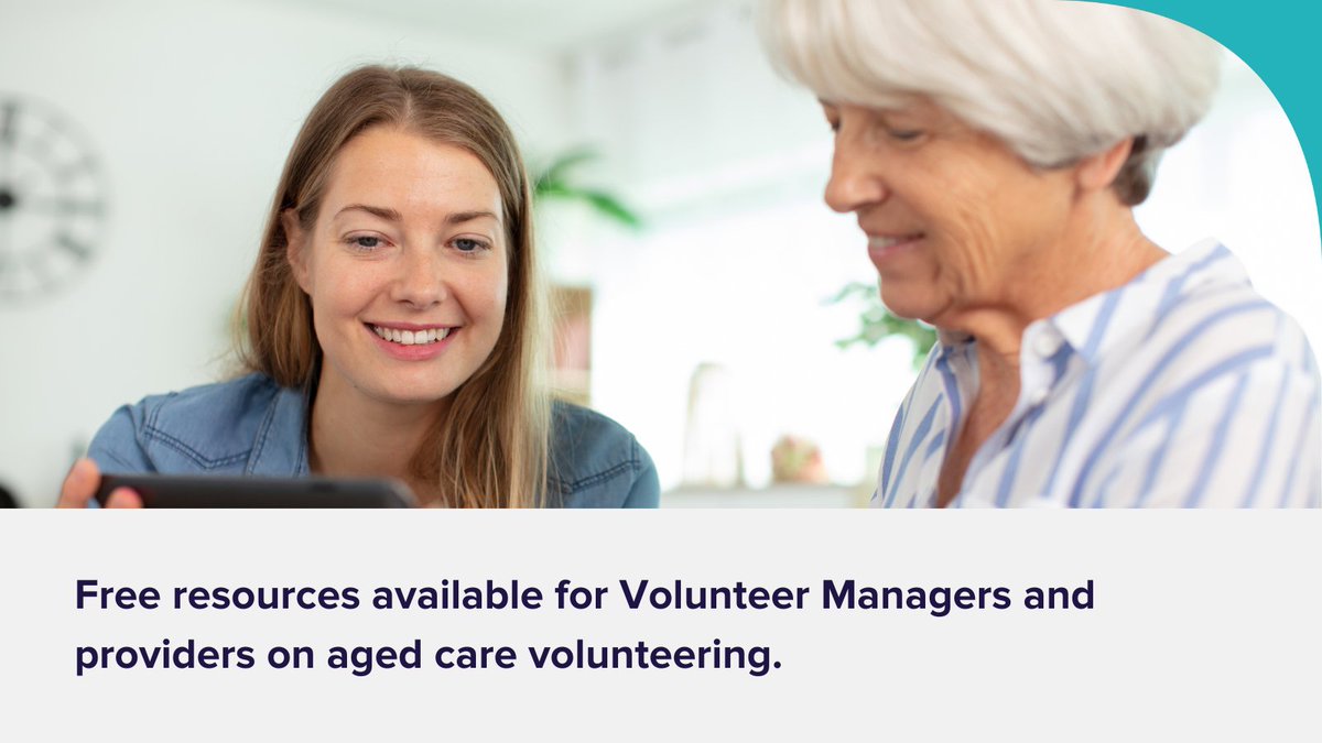 📢 Attention #AgedCare providers: FREE training and support is now available to recruit and train aged care volunteers. If you are a provider or Volunteer Manager in aged care, you can access a collection of free, publicly available resources at 💻 health.gov.au/topics/aged-ca…