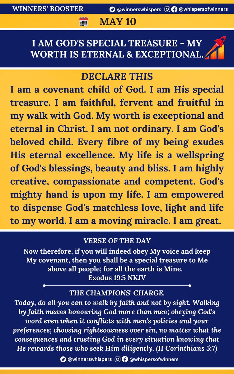 Declare this:

I am a covenant child of God. I am His special treasure. I am faithful, fervent and fruitful in my walk with God. My worth is exceptional and eternal in Christ. I am not ordinary. I am God's beloved child. Every fibre of my being exudes His eternal excellence. 
1/2
