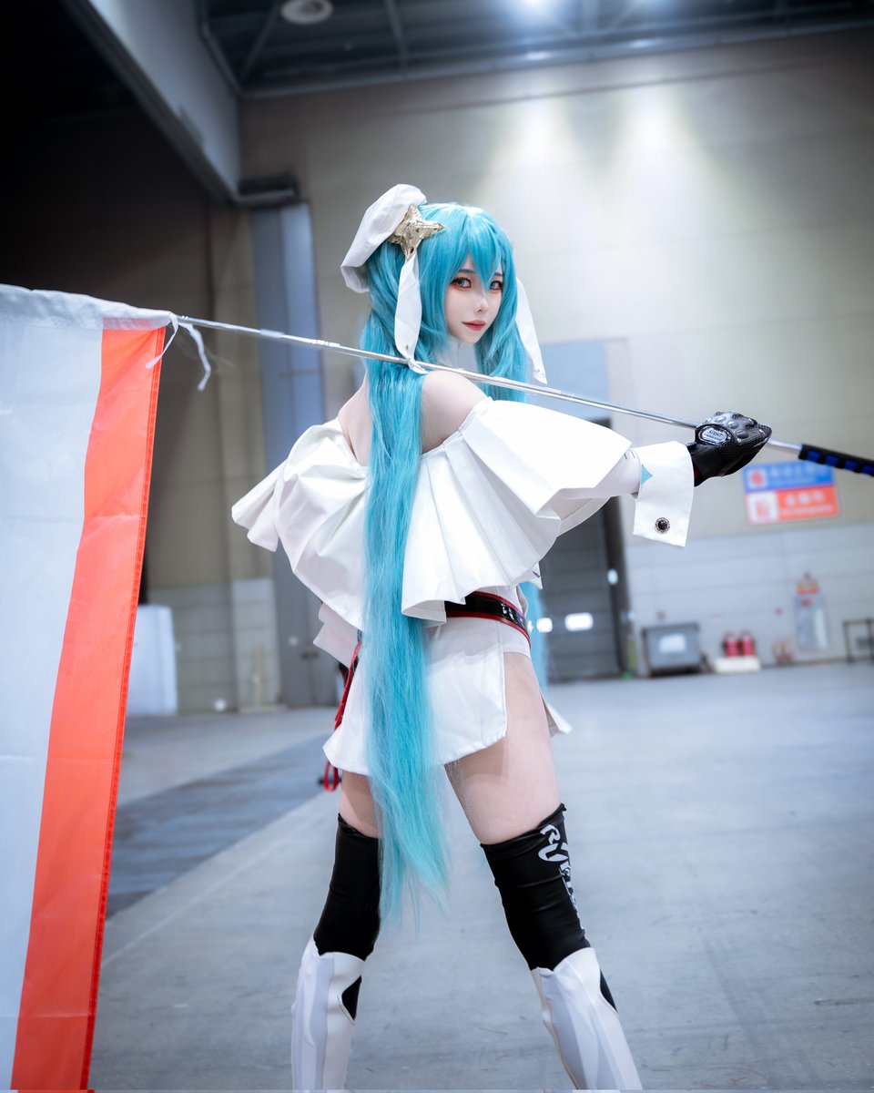 レーシングミク💙 #レーシングミク #初音ミク #ミク #コスプレ