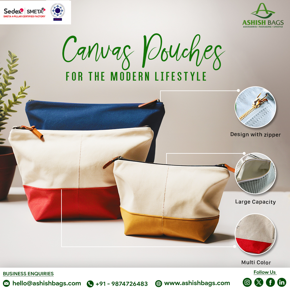 ashish_bags's tweet image. The perfect accessory for your modern lifestyle! 

Keep your essentials organized in style with our durable, eco-friendly pouches. Get yours today! 🛍️   

#CanvasPouch #OrganizedStyle #EcoFriendlyFashion #EssentialCarry #StayOrganized #ShopNow #SustainableStyle #Ashishbags
