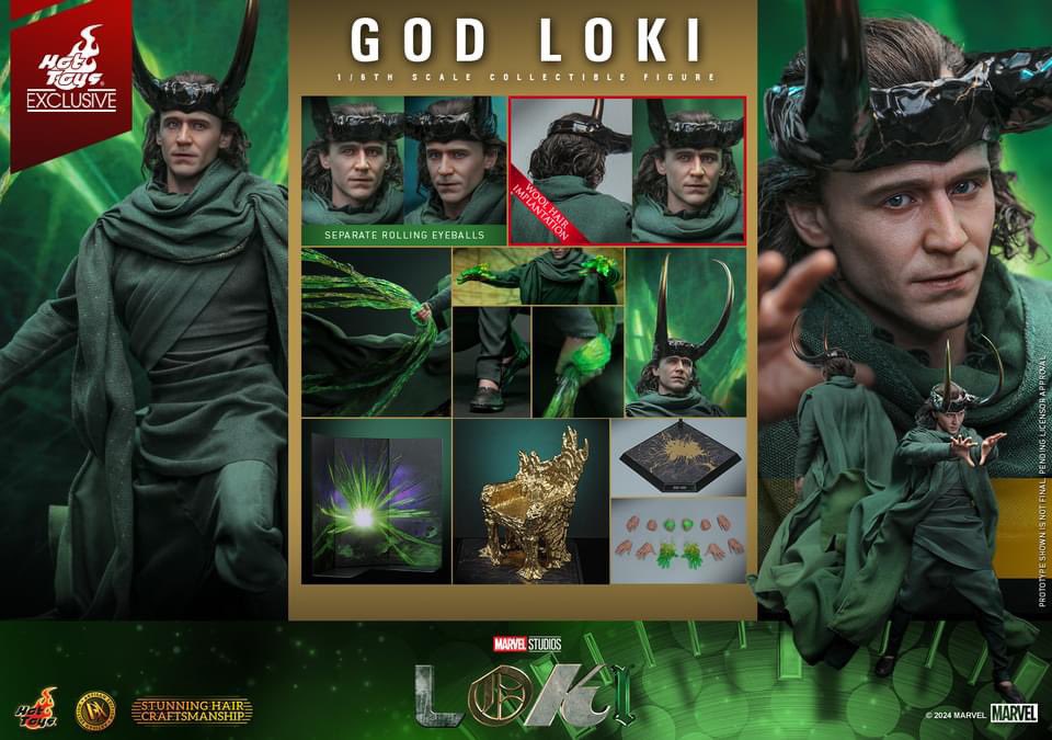 【Loki - 1/6th scale God Loki Collectible Figure (Artisan Edition)】

“I know what kind of God I need to be.” – Loki

New announcement!

Part 2

#GodLoki #Loki #TomHiddleston #marvelstudios #Marvel #HotToysCollectibles #SixthScale