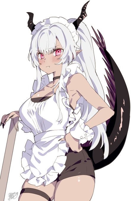 さぼりドラゴン #メイドの日 