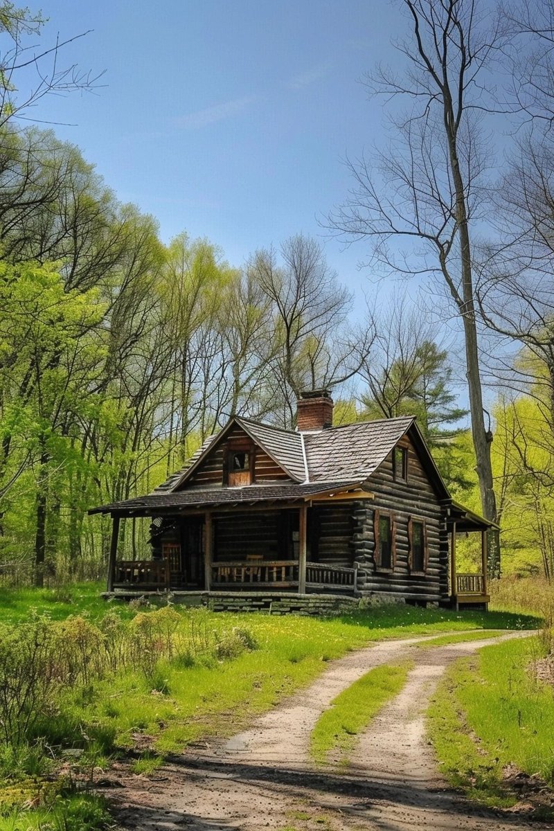 Rustic Cabin #Nature #Landscape #CountryLiving