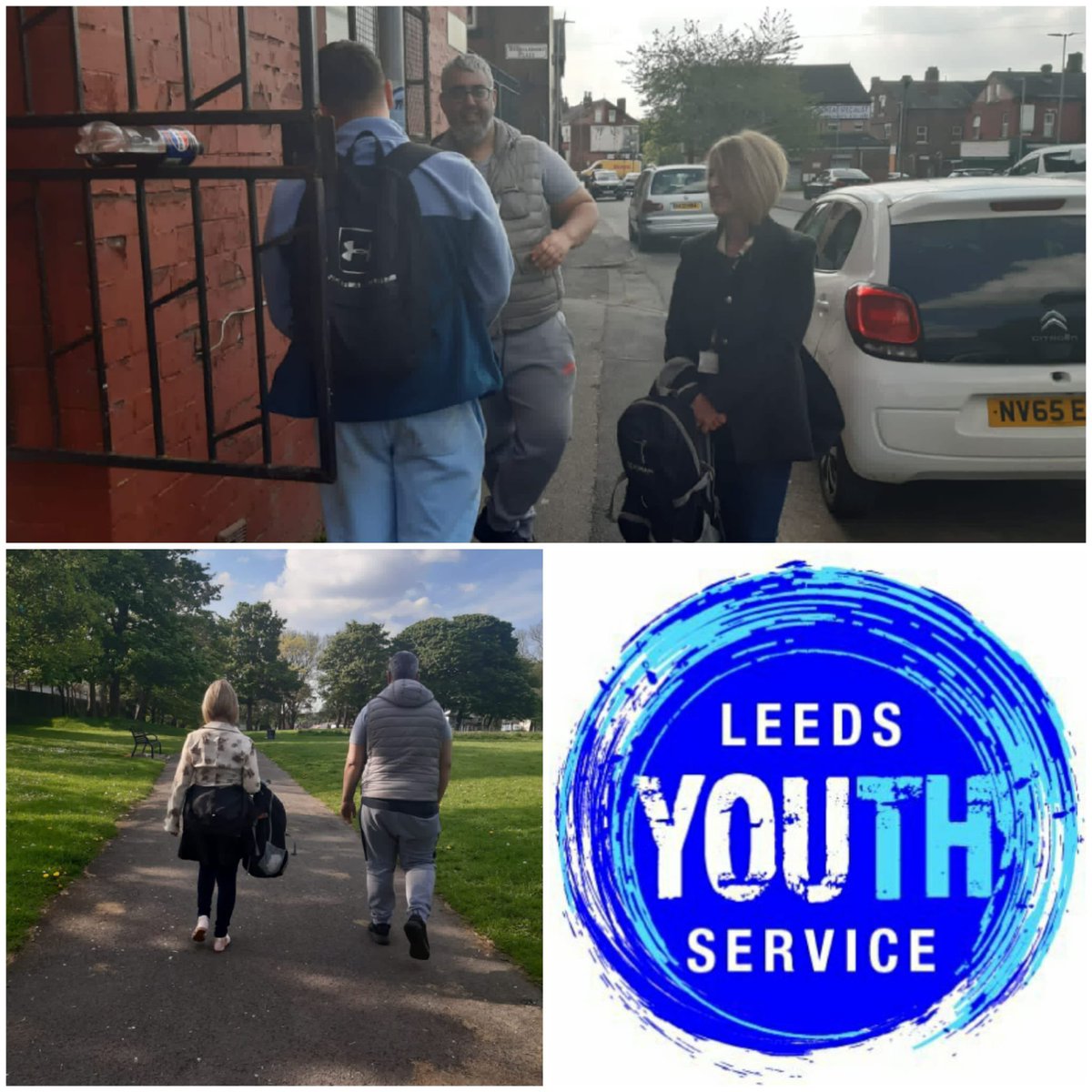 Our #Youthwork team are definitely getting used to the sunshine ☀️ 

We continue to see lots of  #engagement with both #Youngpeople & #communities via our #Detached #Youthwork sessions across the city 

#LeedsYouthService