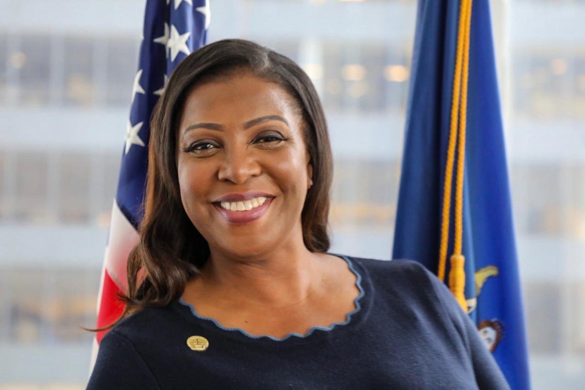 Drop a 💙 if you support AG Letitia James. #ProudBlue #DemVoice1