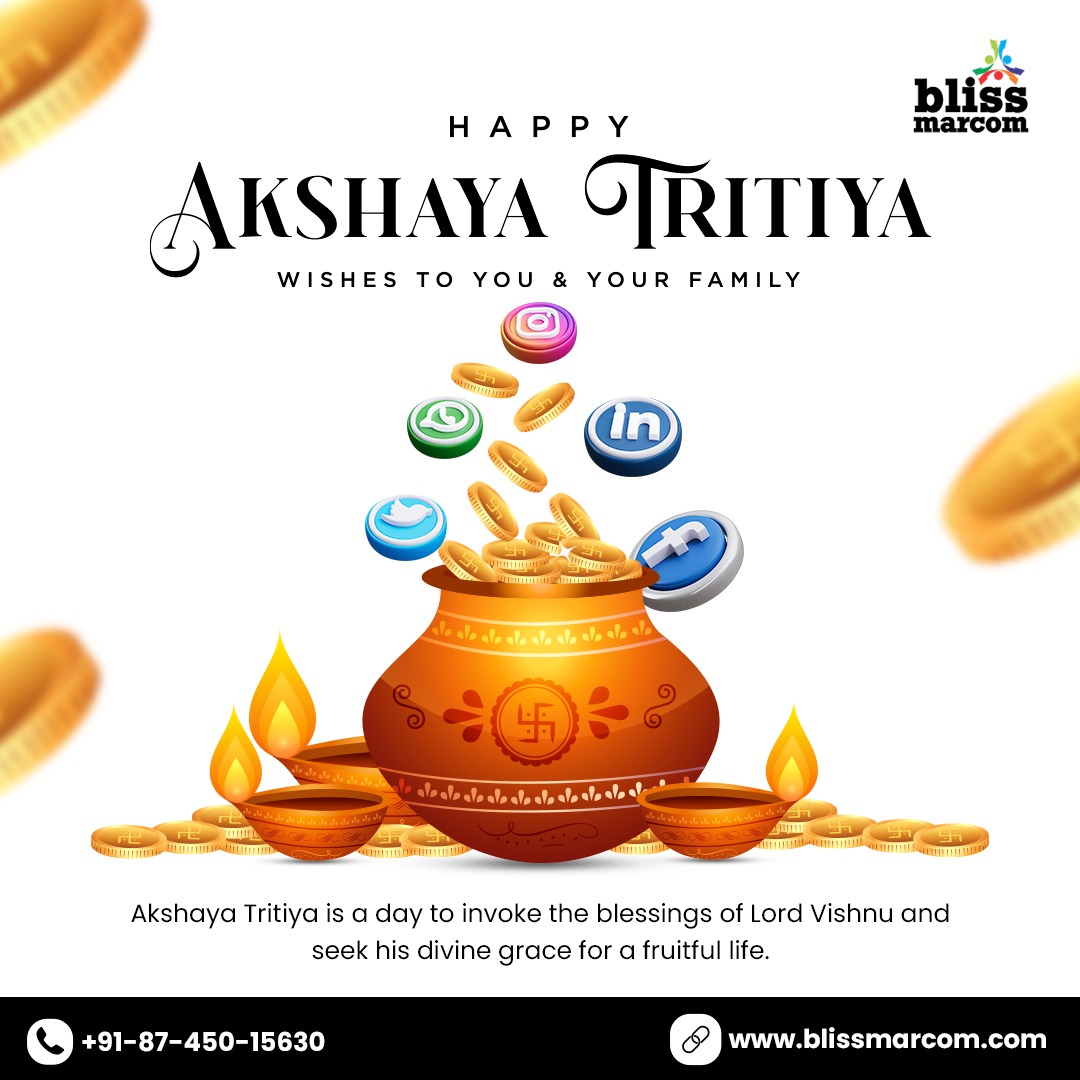 Bliss Marcom is the Top digital marketing agency in Noida (Delhi NCR). We Provide Best Digital marketing services like #SEO, #WebDesign & Development, #ContentMarketing, etc. Visit bit.ly/3w6BQNm Call 8745015630 #BlissMarcom #DigitalMarketingAgency #AkshayaTritiya