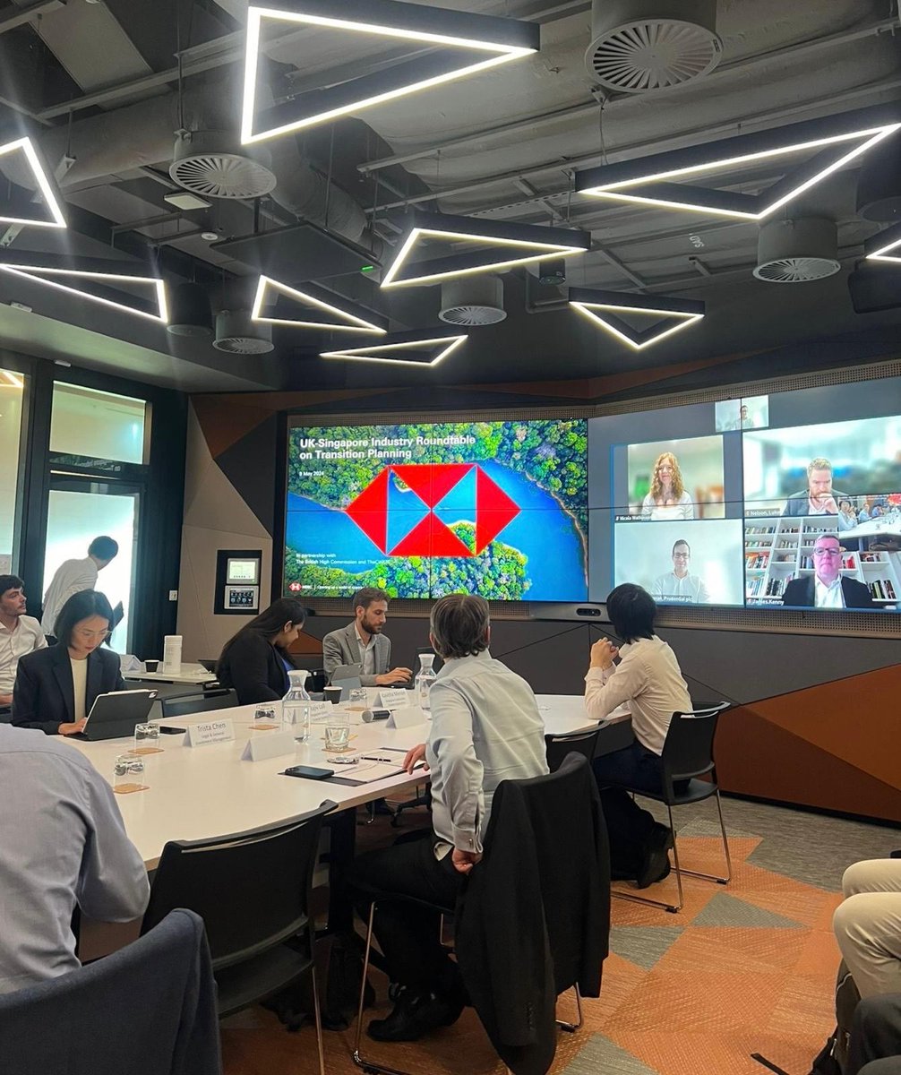 Following the 9th 🇬🇧🇸🇬 Financial Dialogue, <a href="/HSBC/">HSBC</a> and <a href="/TheCityUK/">TheCityUK</a> hosted industry roundtables with business discussing:

🔋 Opportunities &amp; challenges in transition planning to meet net-zero commitments

💻 Implications for the financial services sector amid the rise of #GenAI.