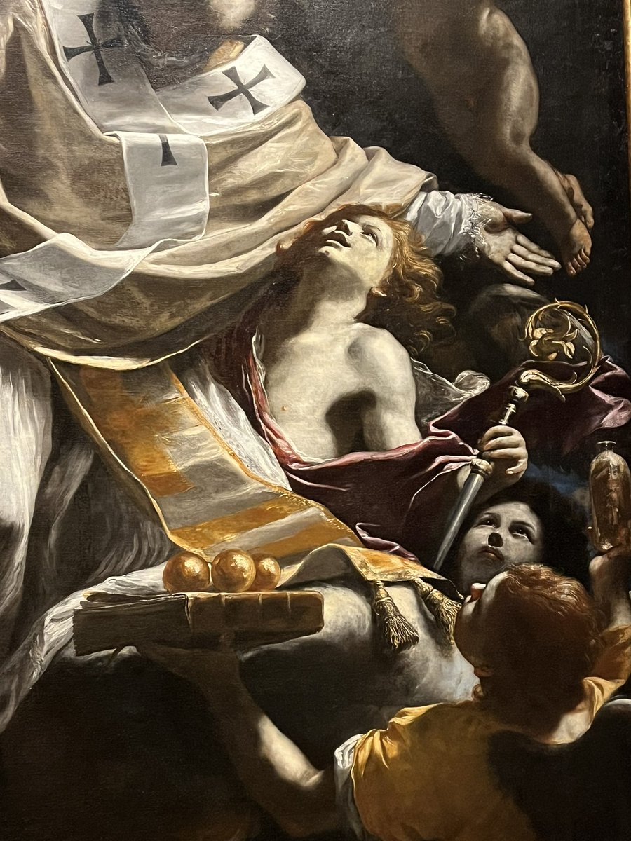 Il serait injuste de ne pas évoquer, dans ce parcours au Musée de Capodimonte, cette composition de Mattia Preti, San Nicola da Bari (1653), qui saisit les visiteurs par son caractère spectaculaire, sa virtuosité et la beauté frappante de ses jeunes personnages.