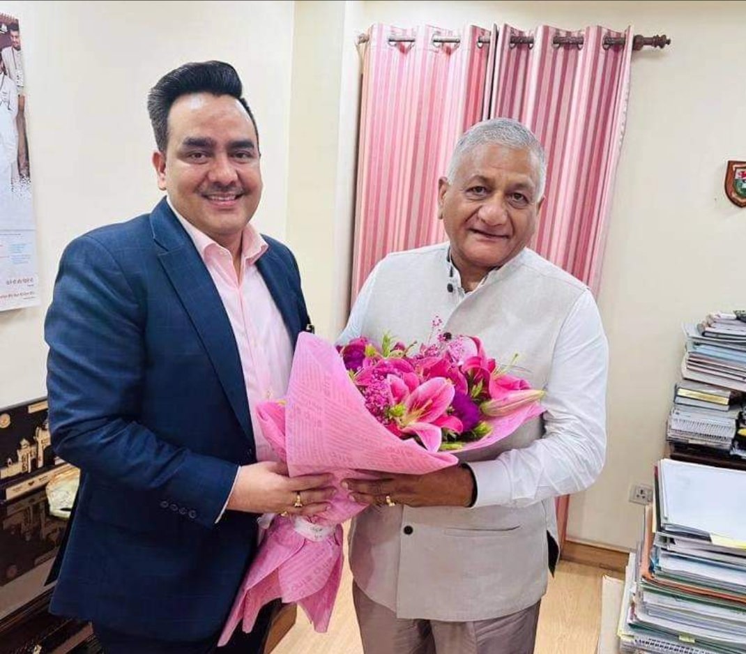 Wishing a very happy birthday to the Hon'ble Minister of State for Road Transport and Civil Aviation, General VK Singh Ji. On this auspicious occasion, I extend my heartfelt wishes for your continued good health, happiness, and longevity. @Gen_VKSingh #HappyBirthday