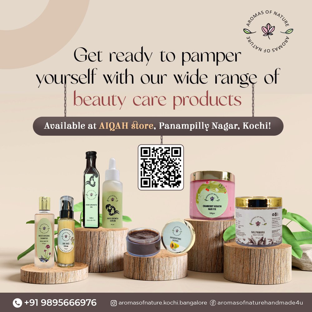 Unveil your natural radiance with our irresistible range of beauty care products. 

Book your order now👇
📞 +91 9895666976

#AromasOfNature #HairGrowth #naturalproduct #beautyproduct #haircare #bodycream #Skincare #skinglow #skincareproducts