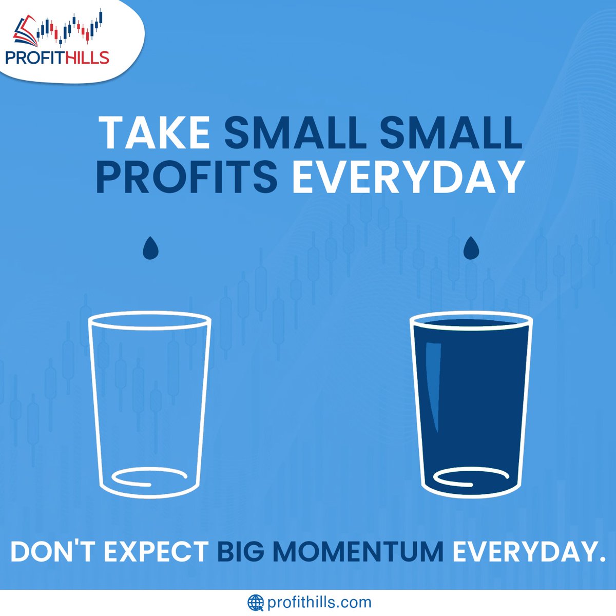 Every drop counts! Don't wait for a big win, focus on making small profits every day. #compoundinterest  #FinancialFreedom #ProfitHills #TradingTips