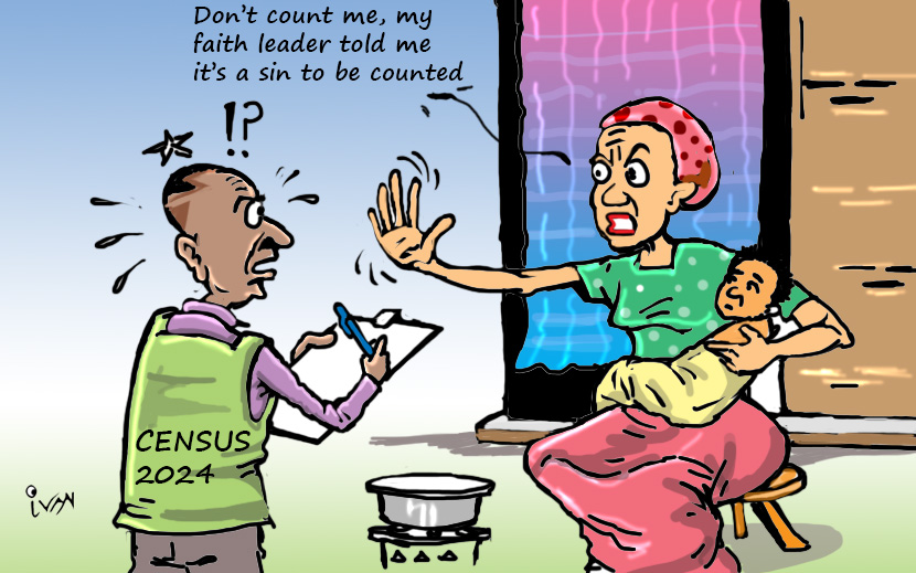Some cults in the country such as Enjiri cult in Luwero, are against the ongoing national census which they say is associated with satanic motives. #MonitorToon #MonitorUpdates