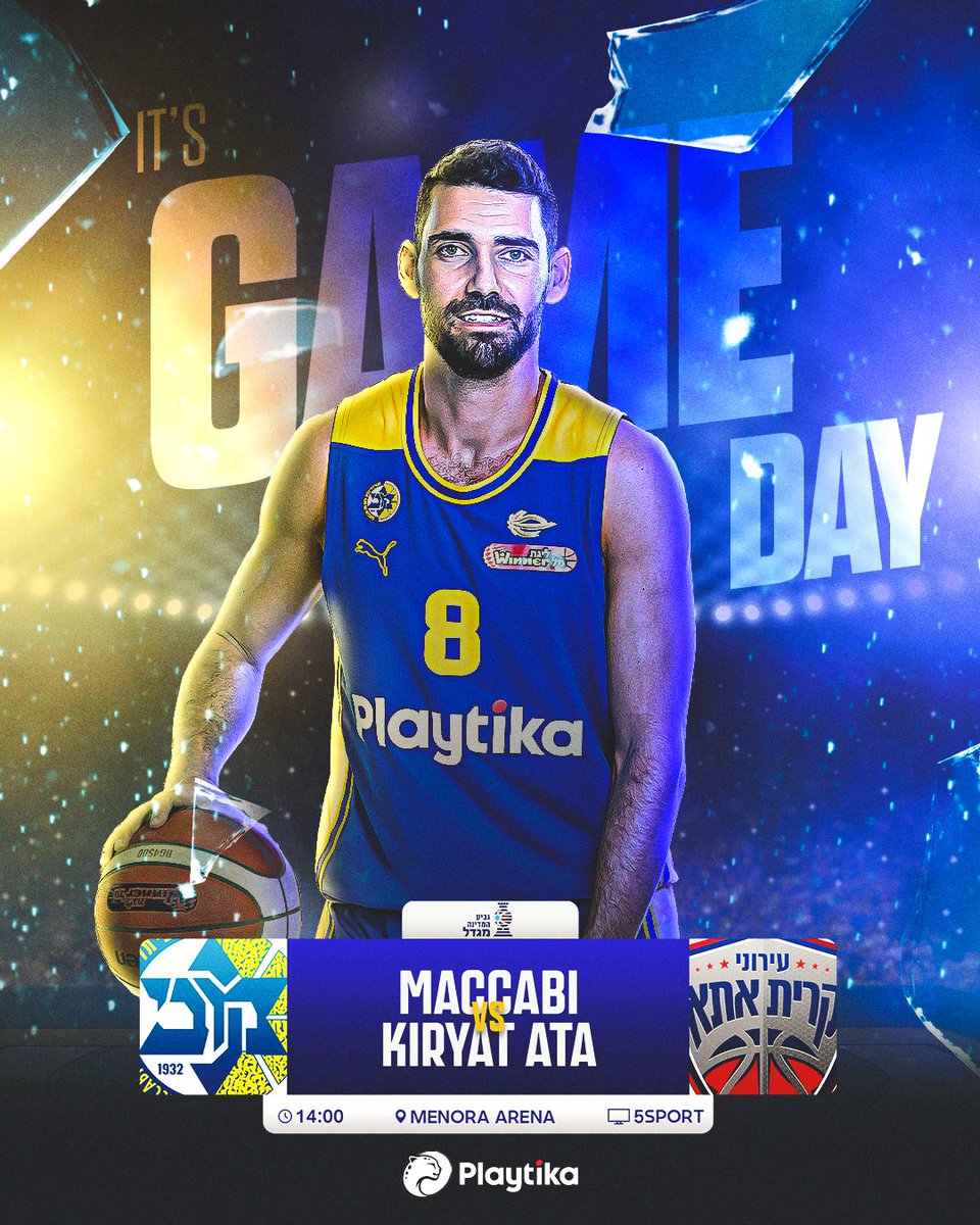 ⚡️ GAMEDAY 🆚️ @IroniQAta 🏀 @TherealIBBA State Cup semi-finals 🏟 Menora Mivtachim Arena, Tel Aviv 🕑 14:00 (ISR time) 📺 @sport5il (5SPORT - 55) ℹ️ Preview 👉 bit.ly/4blFQbU