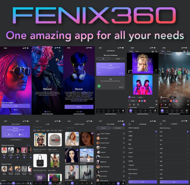 FENIX360 - One amazing app for all of your needs.

Available on Google Play & The App Store.
.
.
.
#newapp #newapps #newsocialmedia #uhive #newapplication #applaunch #socialmediaplatform #applaunched #applaunching #bethefirst #trendingapps #app #fenix360