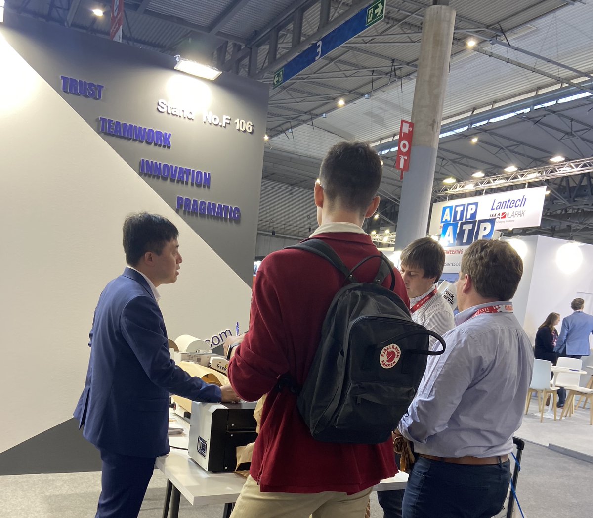 As our last day at #Hispack2024 in Barcelona, we want to extend a heartfelt thank you to everyone who showed interest in our sustainable protective packaging solutions. If you're still at Hispack, don't miss out on your final chance to visit us at Booth 3 – F106!