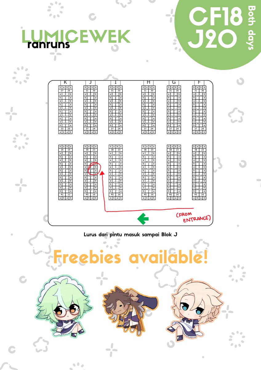 Hi, here's my full catalogue for #CF18!
I have alberose as usual but I will also have a physical sample for my focafuri book and free flyers for the mail order!
📍 Lumicewek @ J20 (Both Days) 
⭐ Genshin Impact
💵 Cash/QRIS
#comifuro18 #comifuro18catalogue #cf18catalog