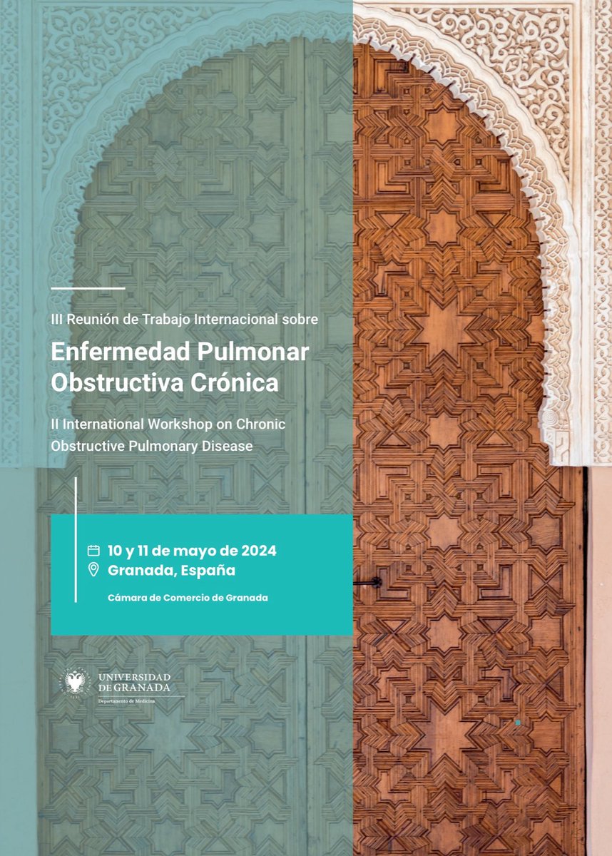 Hoy en #Granada se va a hablar mucho y con nivel científico 🔝sobre la #EPOC ⁦<a href="/CanalUGR/">Universidad Granada</a>⁩ ⁦<a href="/hospital_hvn/">HUVN</a>⁩ ⁦<a href="/SeparRespira/">SeparRespira</a>⁩ ⁦<a href="/EpocEspana/">EPOCEspana</a>⁩
