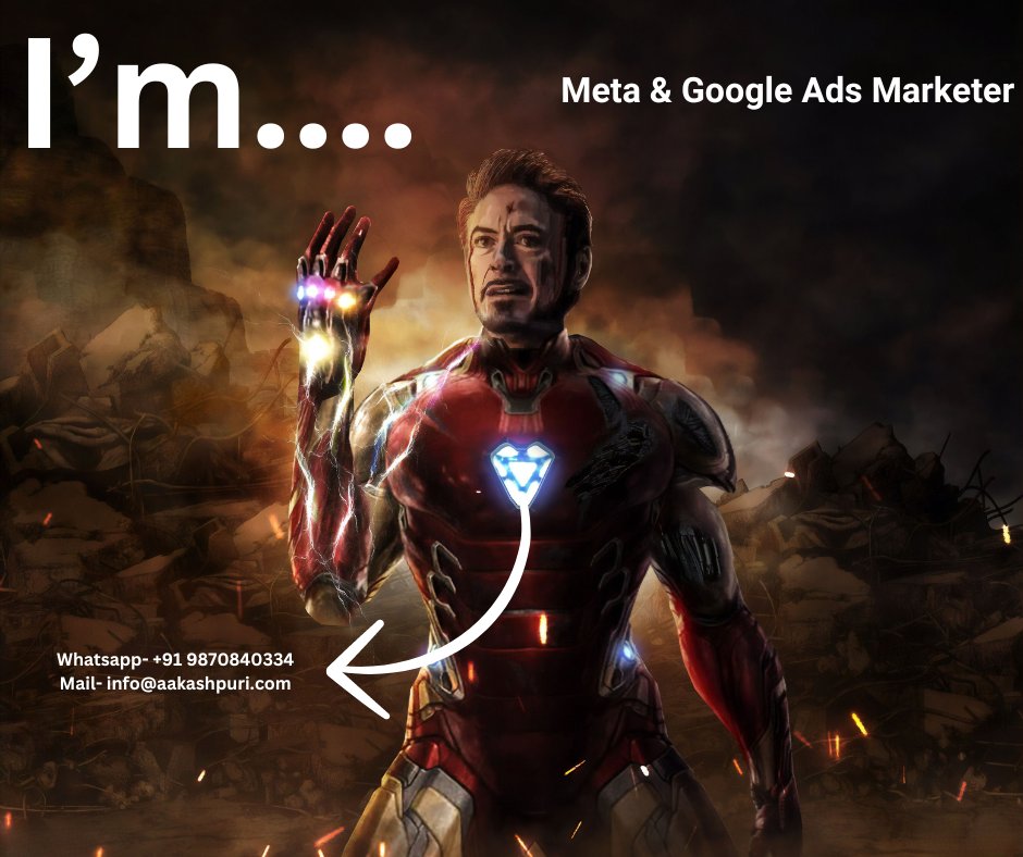 iaakashpuri's tweet image. Comment your Skill..👇

#metaadsexpert #ppcexpert #googleads #googleexpert
Meta ads expert, facebook marketing, google ads expert need , marketing expert