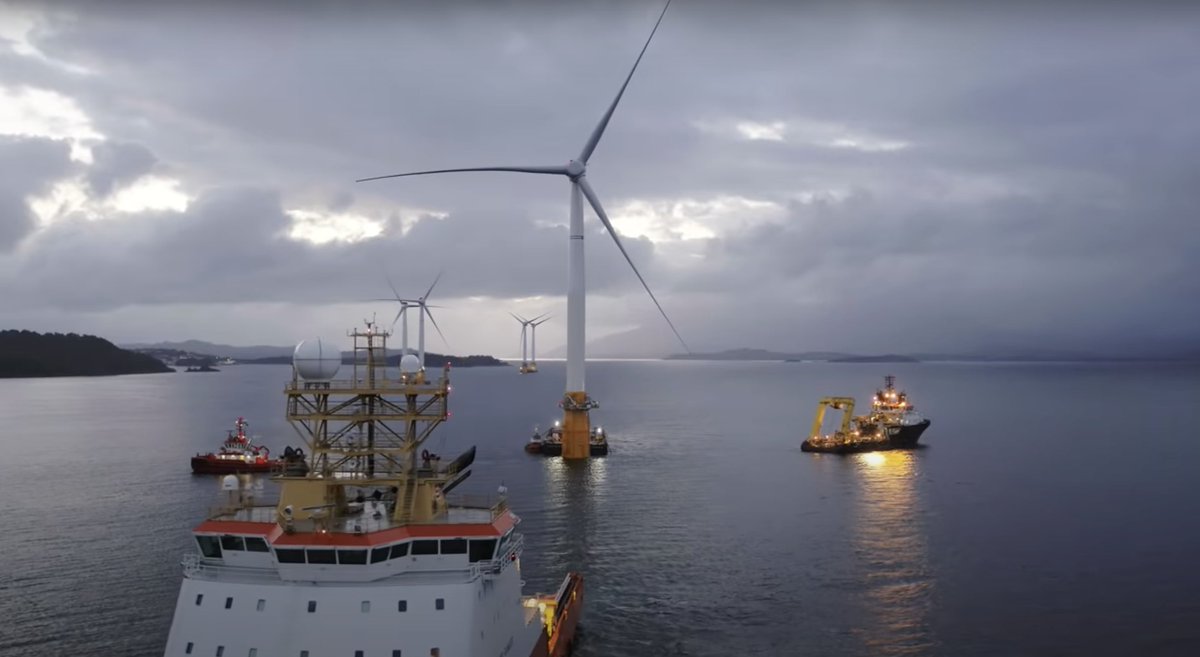 Did you know?

Hywind is the world's first full-scale floating wind turbine, installed in the North Sea off Norway in 2009

Watch this on Hywind Scotland for the incredible engineering behind such projects: youtu.be/PUlfvXaISvc?si…

#offshorewind #RenewableEnergy #technology
