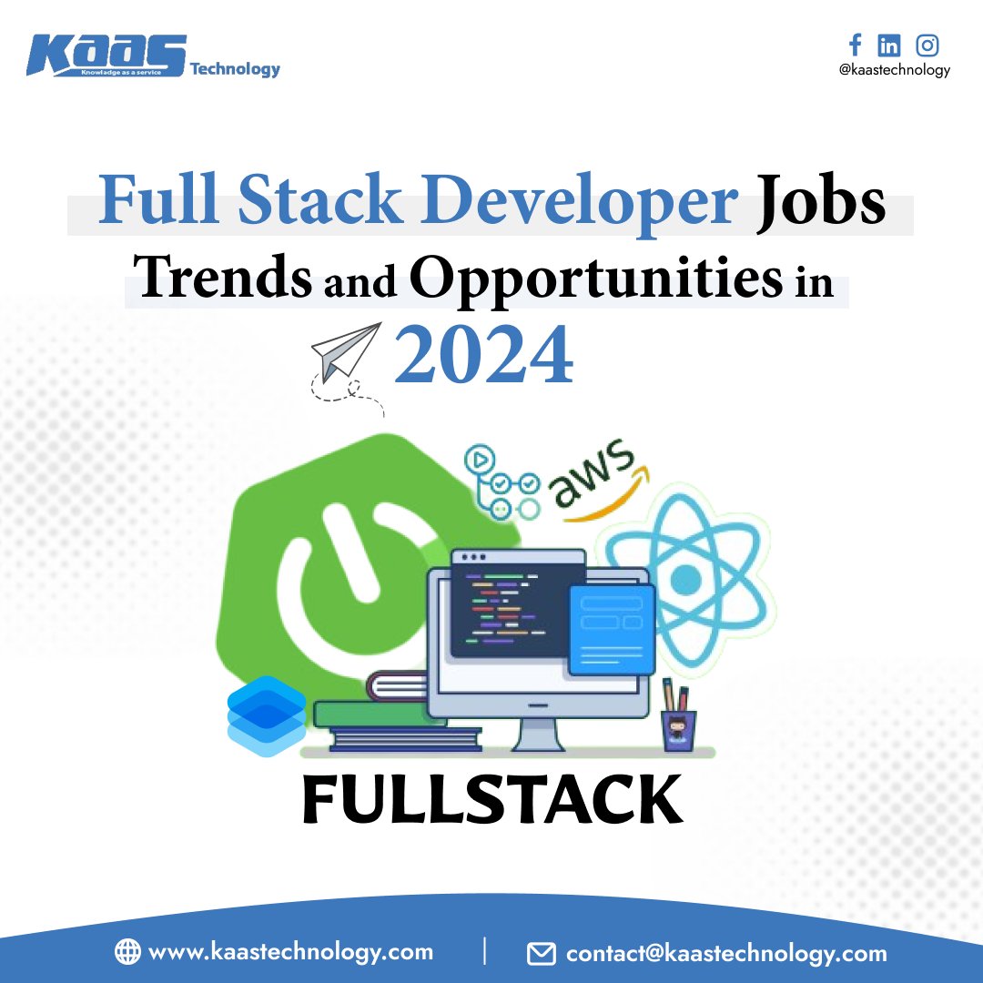 🔍 Curious about the future of Full Stack Developer jobs?

Join the conversation as we delve into the latest trends and exciting opportunities for 2024.

Follow the below link for more details 👇

kaastechnology.com/blog/full-stac…

#FullStackDeveloper #TechJobs #2024Opportunities