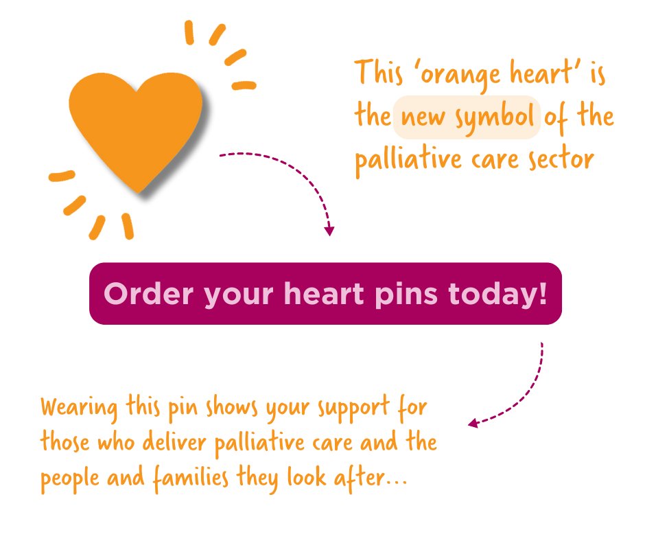 'The heart is what keeps you alive. It’s about living. I think it’s lovely.” – Palliative Care Nurse Practitioner.  Locations where orange heart lapel pins can be purchased ➡️ ow.ly/4VFX50RB4sE #MattersOfLifeAndDeath 🧡