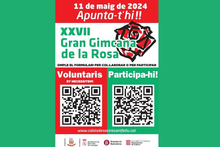 No et perdis aquesta proposta de @calaixdesastresantfeliu: XXVII Gran Gimcana de la Rosa al Calaix de Sastre #femturisme #catalunya i.mtr.cool/fcrpjmzcuf
