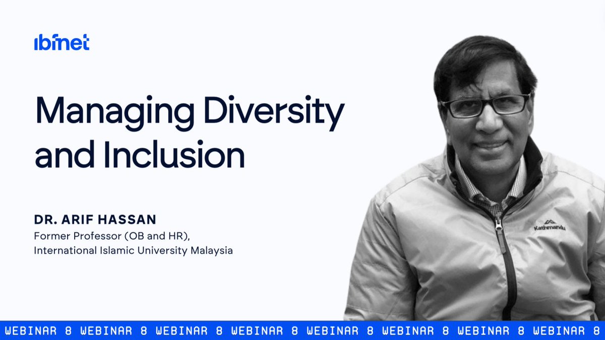 Join us for an enlightening webinar with Dr. Arif Hassan as he explores the vital topics of diversity and inclusion in the workplace. 

This session will cover the fundamentals of diversity and inclusion, their importance in organizations, and the common forms of discrimination