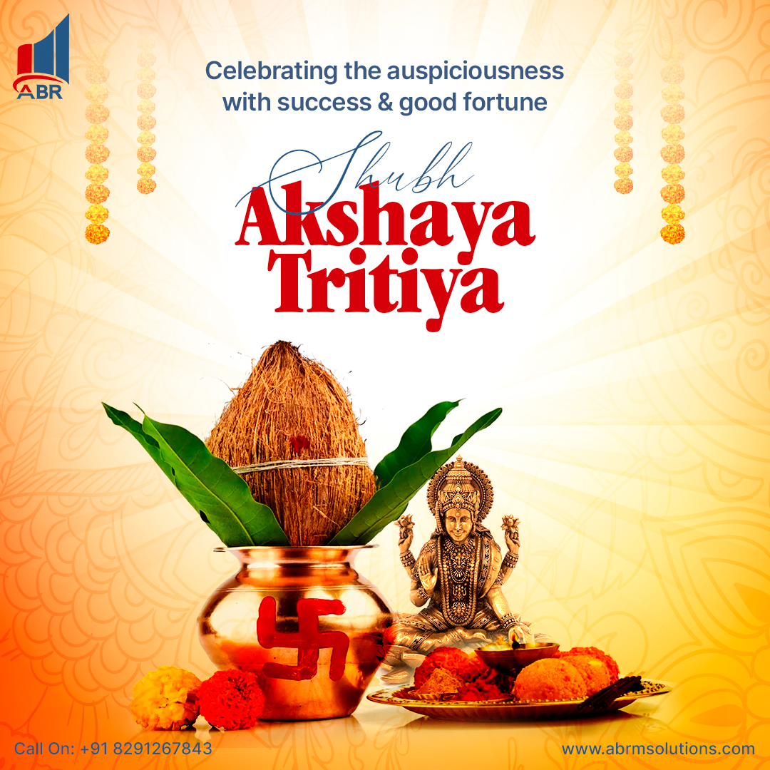Abrmsolutions's tweet photo. May the abundance of business opportunities and prosperity overflow this Akshaya Tritiya.

#abrmanagementsolutions #facilitymanagement #AkshayTritiya #akshaytritiya2024 #ShubhAkshayTritiya https://t.co/J8i6S3CxWP
