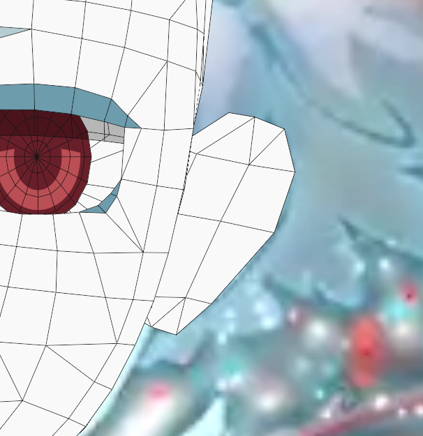 flairetic's tweet photo. Simplified ear topology #b3d #3dmodeling https://t.co/PsYluLF0PA