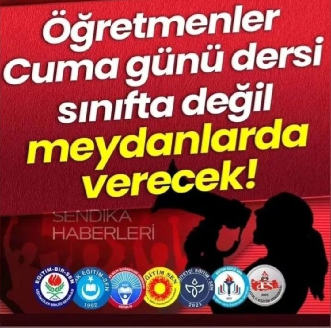 Eğitim sendikaları ilk defa kendine yakışanı yaptı. #ÖğretmenTekYürek