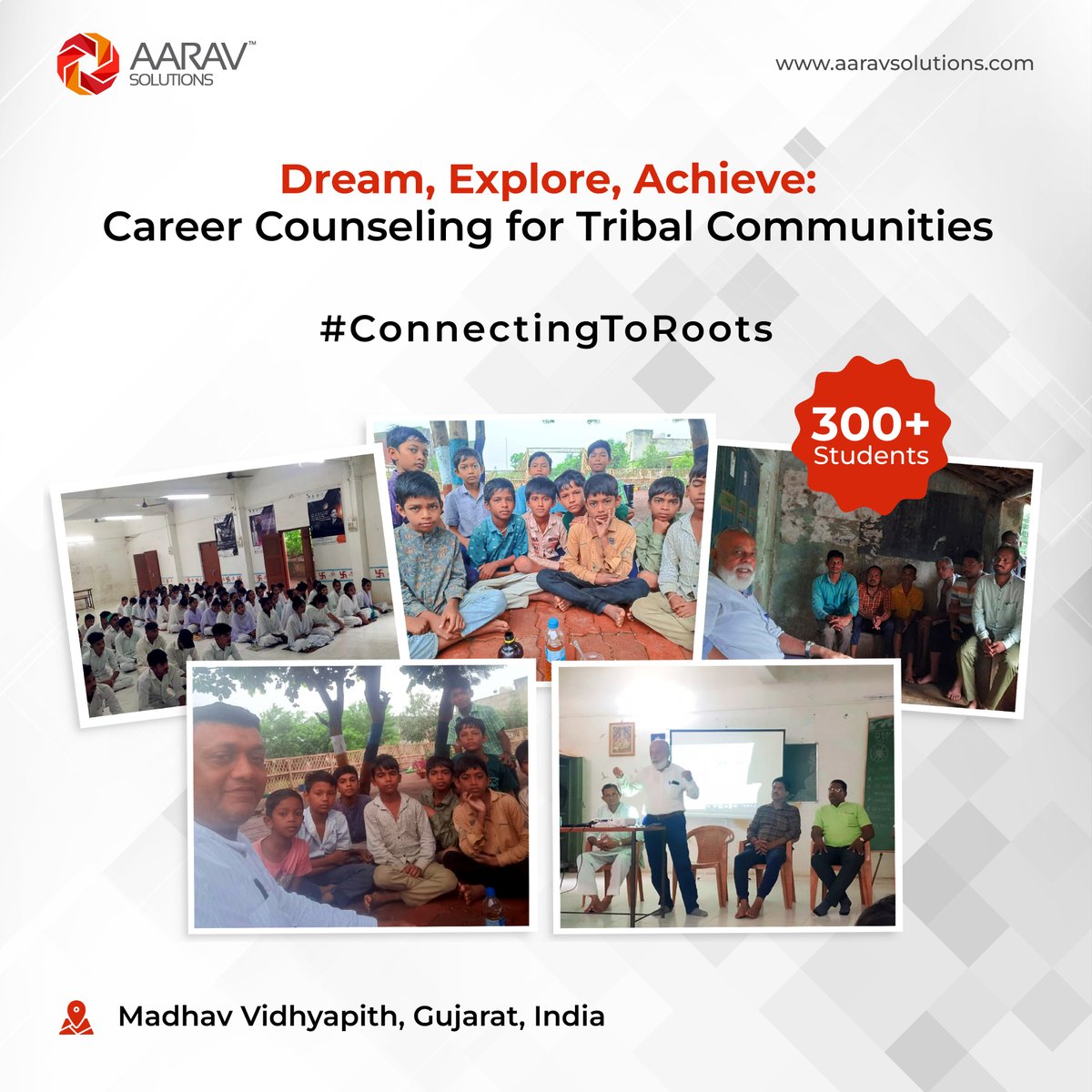 Embark on a journey of empowerment with #AaravSolutions. Let's pave the way for students to realize their dreams through practical models and paid internships, bridging tradition and innovation for a brighter tomorrow.

#CareerDevelopment