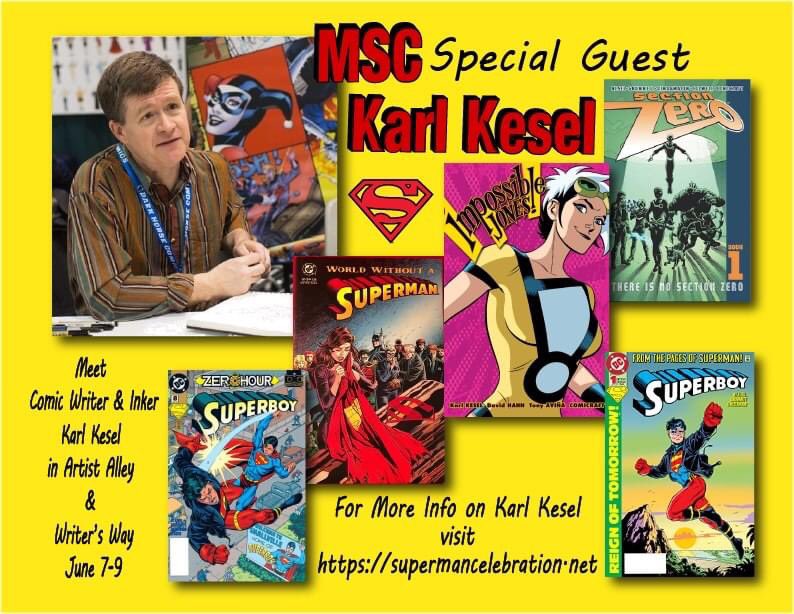 @MetropolisIL is hosting the #SupermanCelebration June 7-9. @KarlKesel will be attending. #KarlKesel.