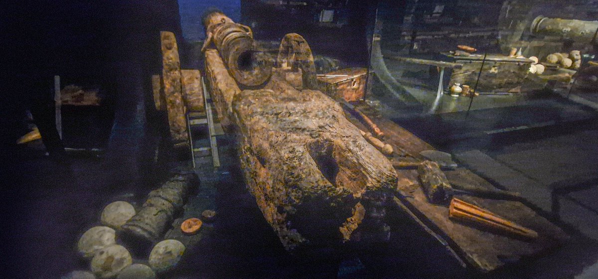 The cannon of the Mary Rose (Breech and muzzle loaders) @visitportsmouth @NatHistShips @PHDockyard @MaryRoseMuseum