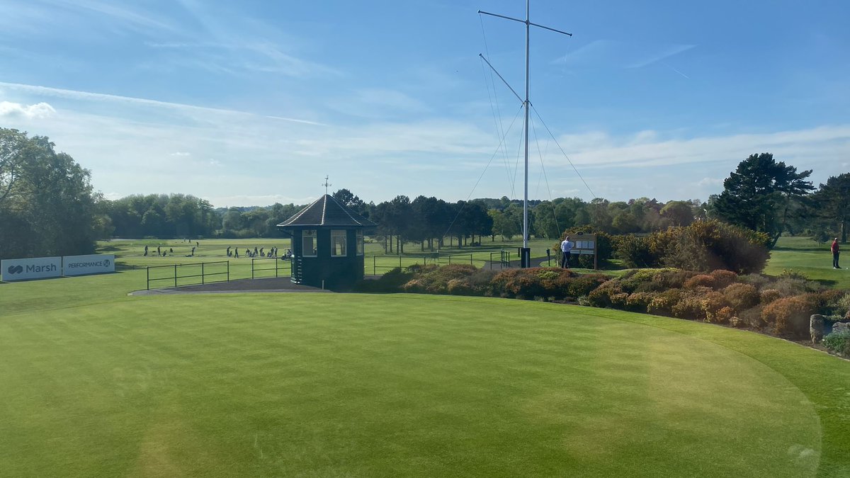 Looking forward to welcoming the England and France teams for a practice day ahead of the weekend’s matches Course looking in incredible shape and forecast similarly perfect