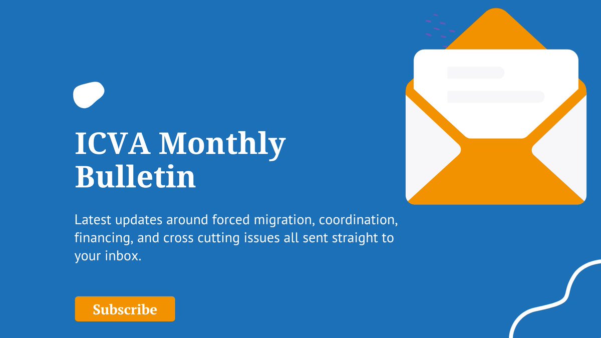 🎯Would you like to stay up-to date with all things #humanitarian action? Join our bulletin mailing list and receive monthly updates on forced migration, humanitarian coordination and financing, cross cutting issues and new resources. Subscribe now🔽 icvanetwork.org/subscribe/