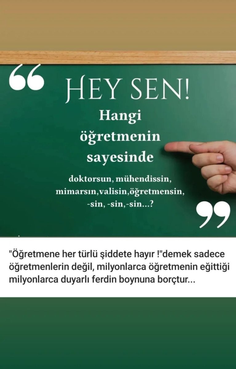 #ÖğretmenTekYürek