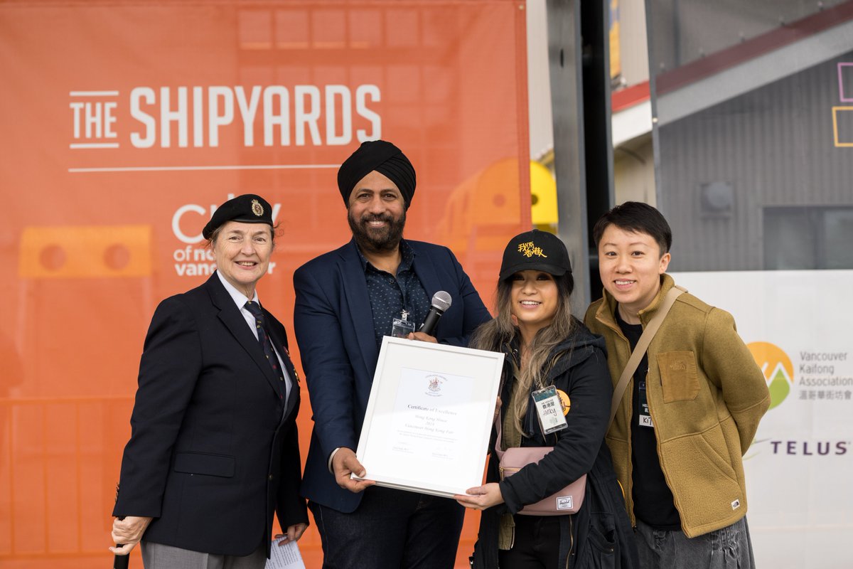 MLA Aman Singh (@AmanSinghNDP) graced us with his presence once more, and was accompanied by MLA Susie Chant (@susiechantnvs) to deliver greetings from Premier Eby (@Dave_Eby) and local MLA Bowinn Ma (@BowinnMa). #VanHKFair 3/
