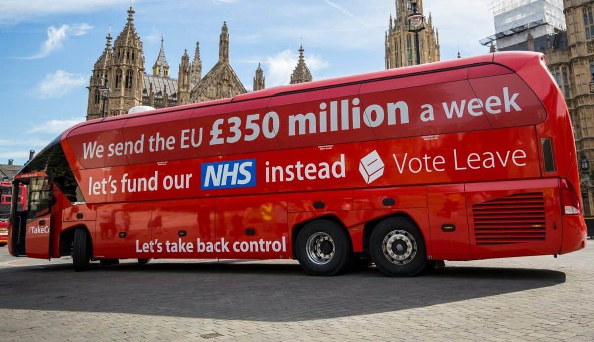 We were earning enough to afford sending 350 million to the EU #r4today